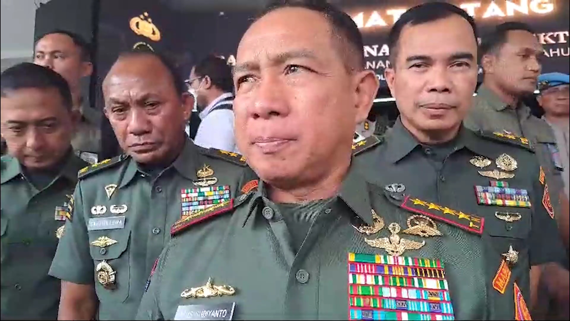 Panglima TNI Jenderal Agus Subiyanto. (BeritaNasional/Bachtiarudin Alam)