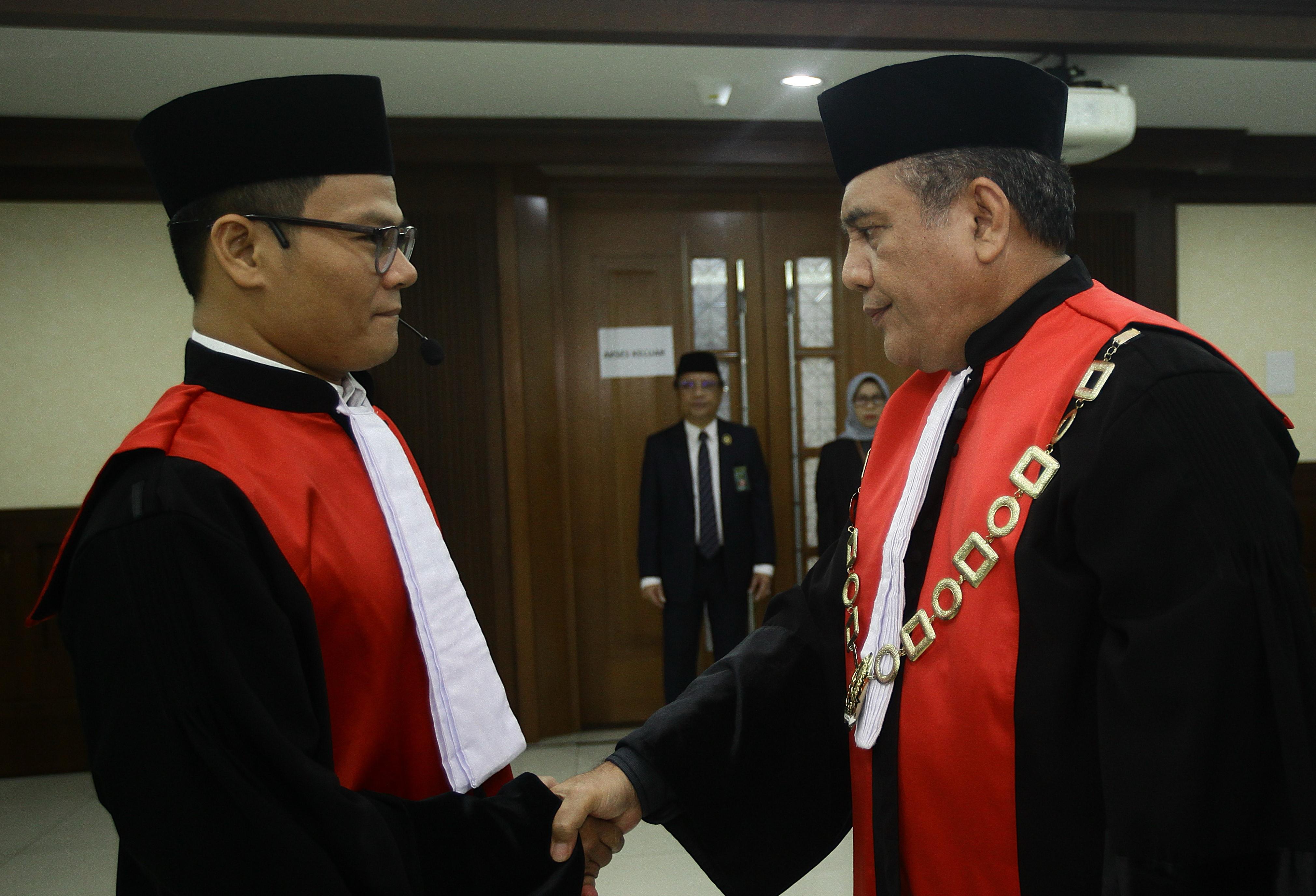 Jurnalis hukum senior Andi Saputra dilantik sebagai Hakim Adhoc Tindak Pidana Korupsi Pengadilan Negeri Jakpus. (BeritaNasional/istimewa)