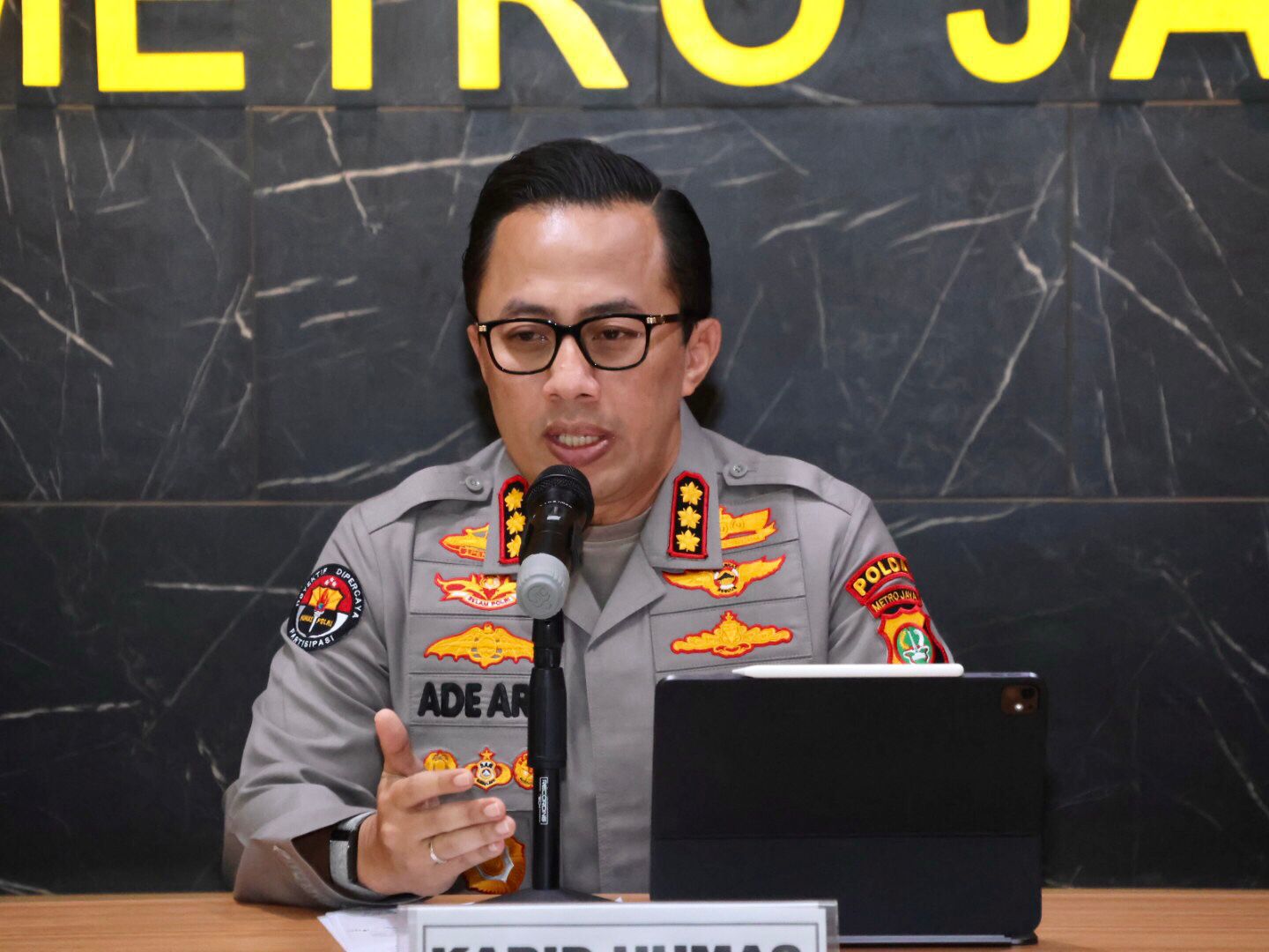 Kabid Humas Polda Metro Jaya Kombes Pol Ade Ary (BeritaNasional/dok Polri)