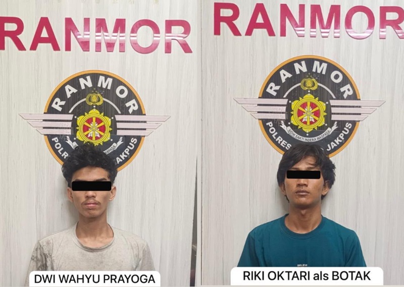 Jambet ditangkap (Beritanasional/Bachtiar)