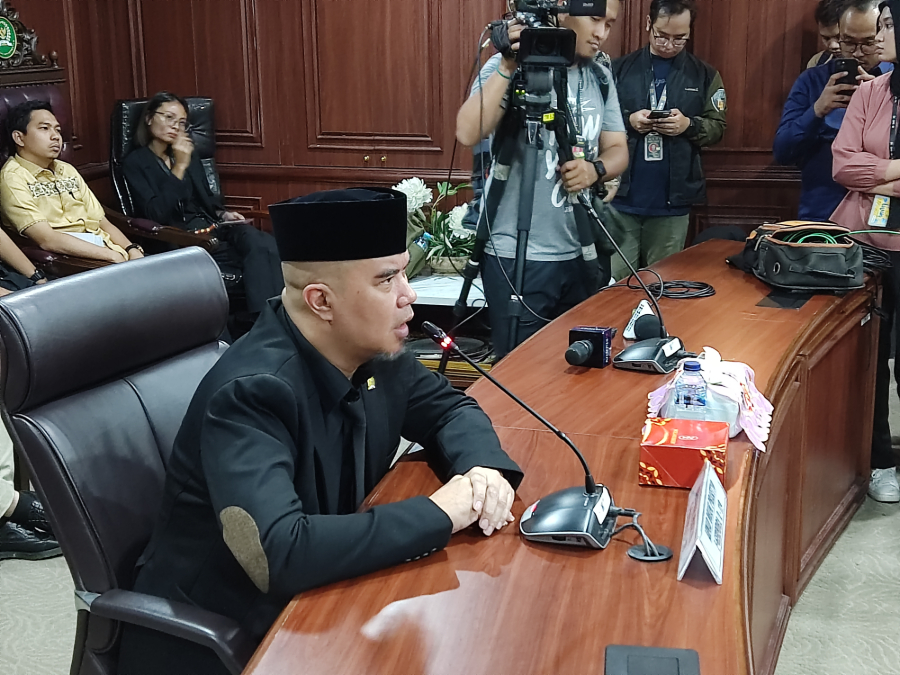Anggota DPR RI Ahmad Dhani  (Beritanasional/Ahda)