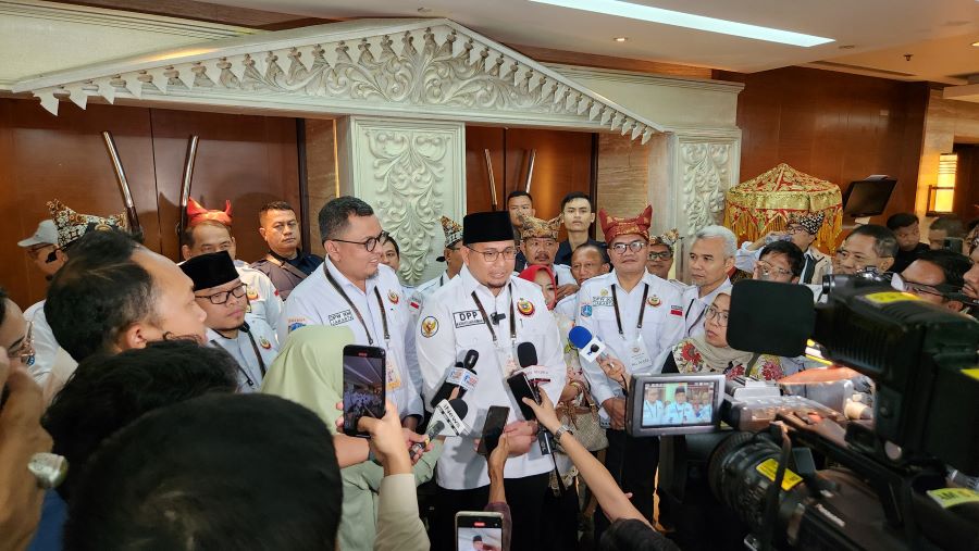 Ketua Umum DPP Ikatan Keluarga Minang (IKM), Andre Rosiade. (BeritaNasional/Panji Septo)