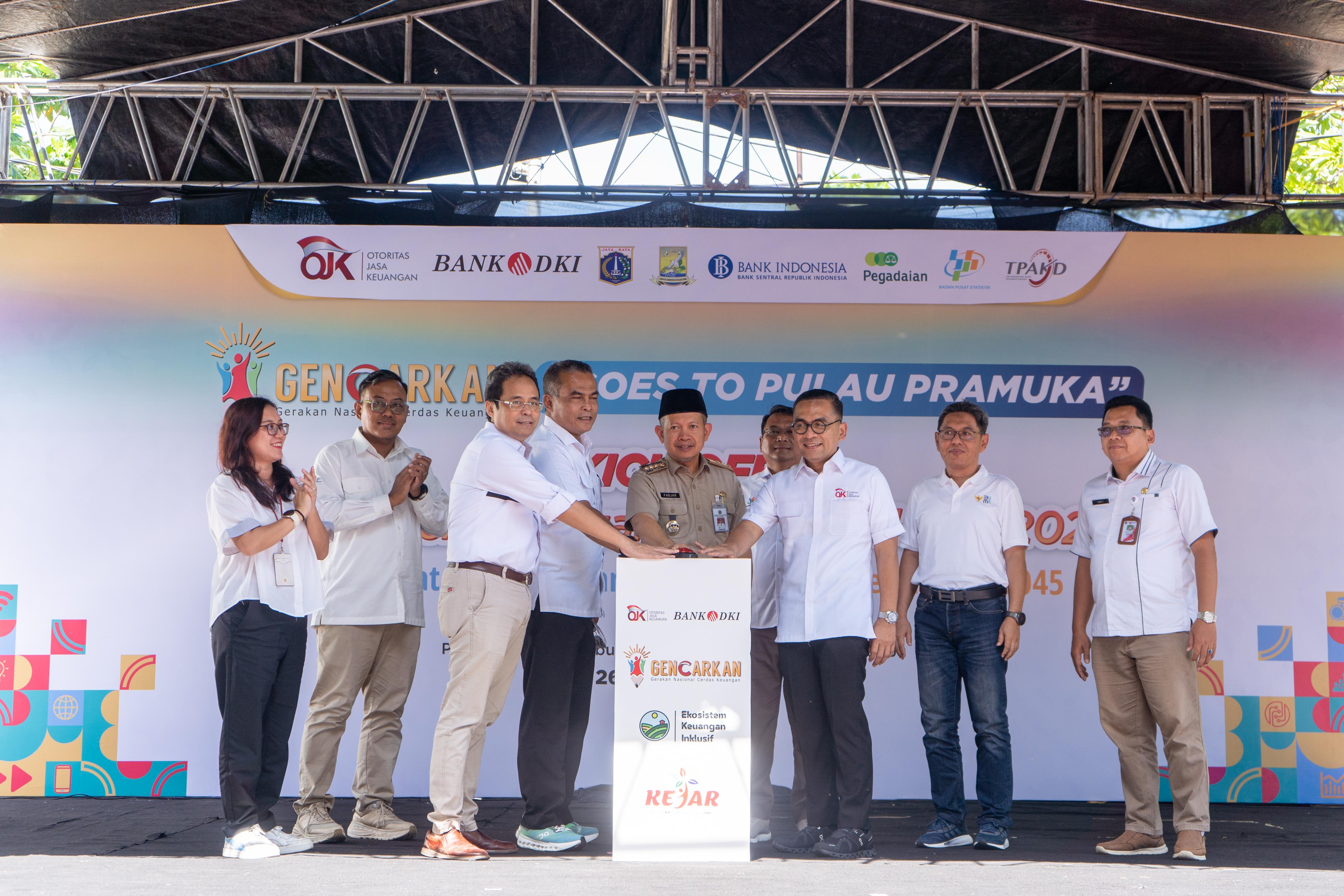 Bank DKI dan OJK Dorong Transaksi Non-Tunai di Kepulauan Seribu. (Foto/istimewa)