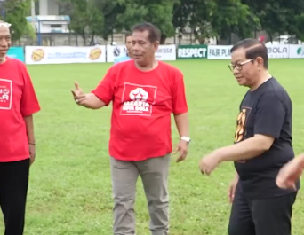 Gubernur Jakarta Pramono Anung saat membuka pergelaran Liga U-17 Piala Gubernur 2025. (Foto/Instagram Pemprov Jakarta)