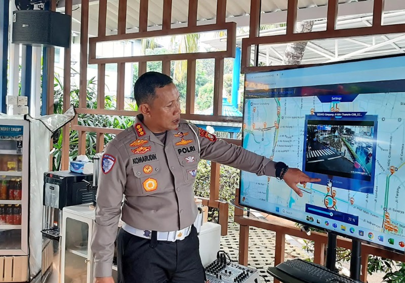 Dirlantas Polda Metro Jaya Kombes Pol Komarudin (Beritanasional/Bachtiar)