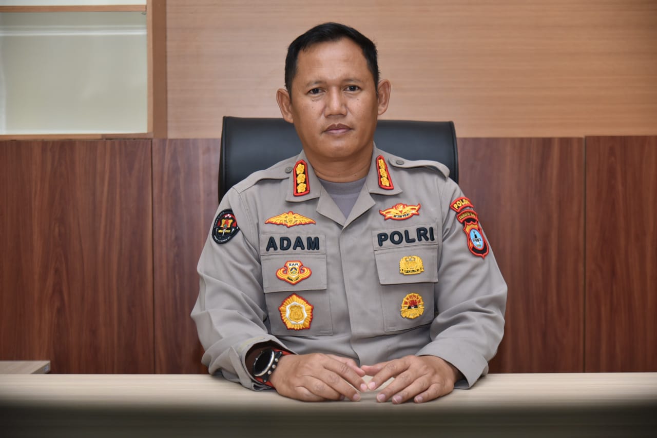 Kabid Humas Polda Kalimantan Selatan Kombes Pol Adam Erwindi (BeritaNasional/Bachtiarudin Alam):