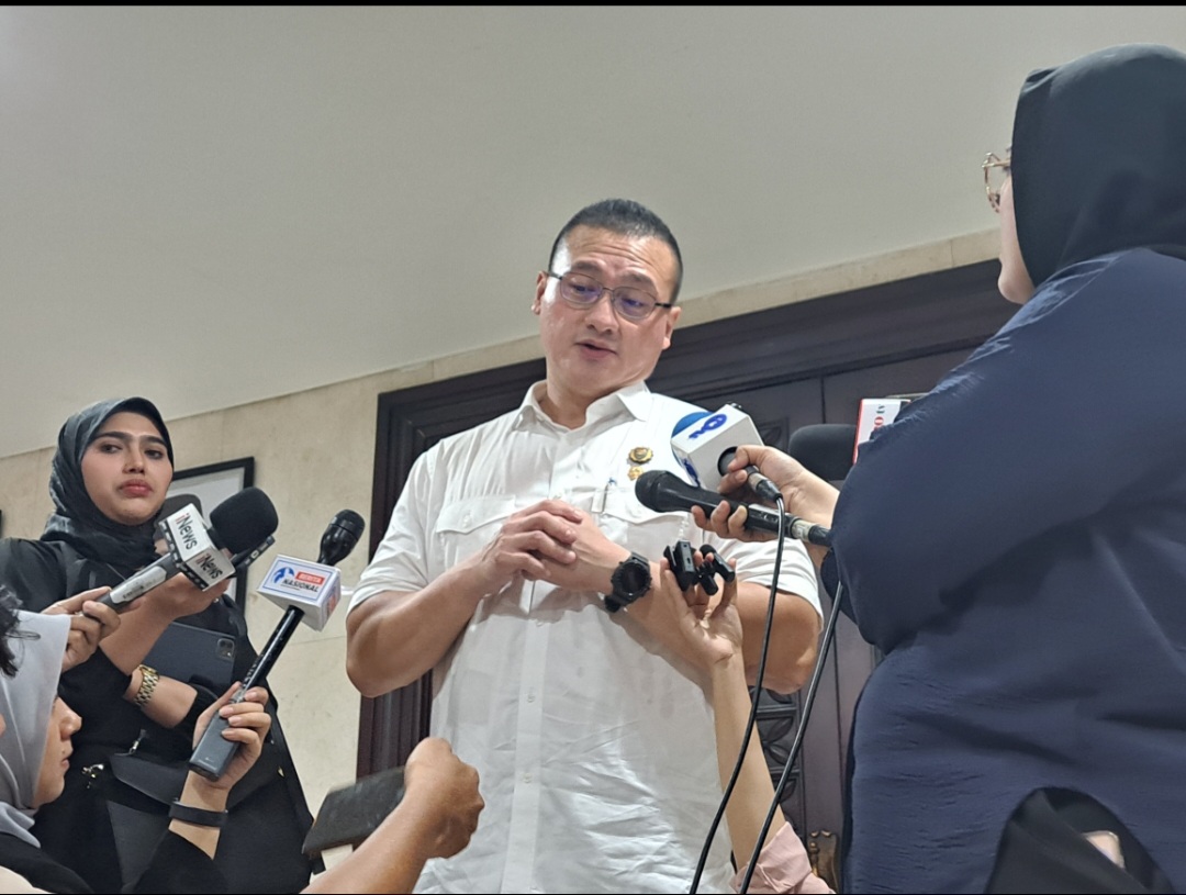 Anggota Komisi C DPRD DKI Jakarta Fraksi PDI Perjuangan Hardiyanto Kenneth (BeritaNasional/Lydia)