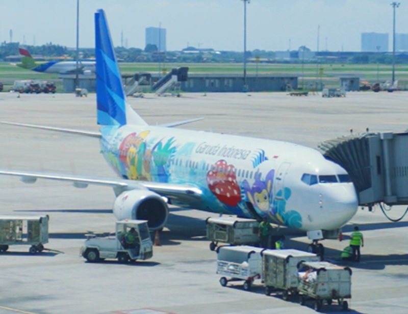 Garuda Indonesia Terbangkan 4.158 Calon Haji di Hari Pertama Garuda Indonesia (Foto/Instagram Garuda Indonesia)