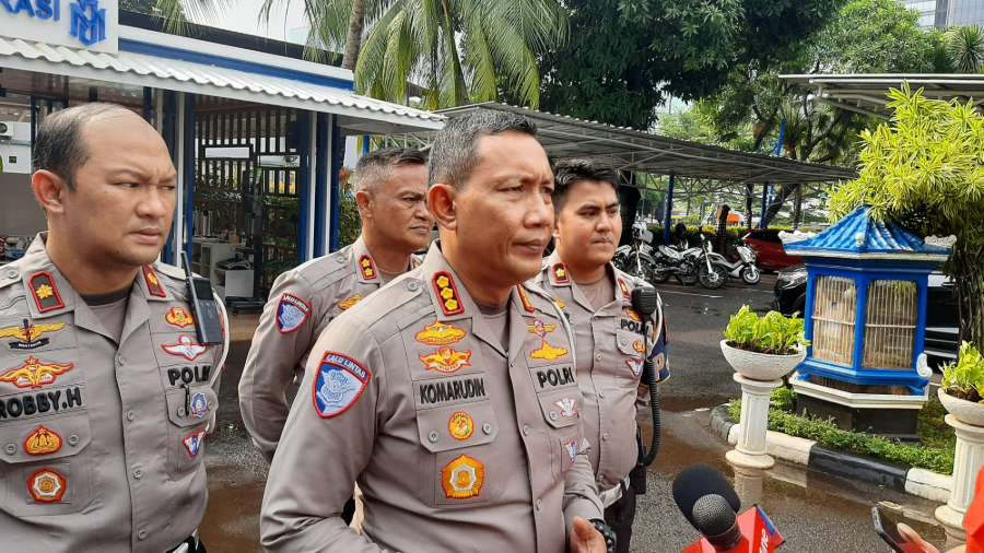 Dirlantas Polda Metro Jaya, Kombes Pol Komarudin. (BeritaNasional/Bachtiarudin Alam)