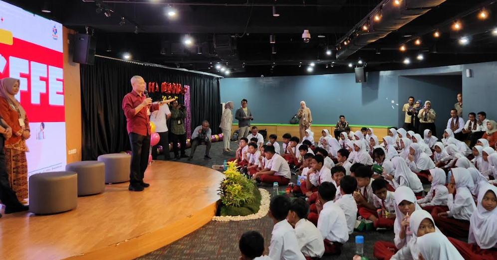 Hardiknas 2025, KPK Beri Pendidikan Antikorupsi untuk Siswa Usia Dini KPK gelar pendidikan anti korupsi bagi siswa usia dini. (BeritaNasional/Panji)