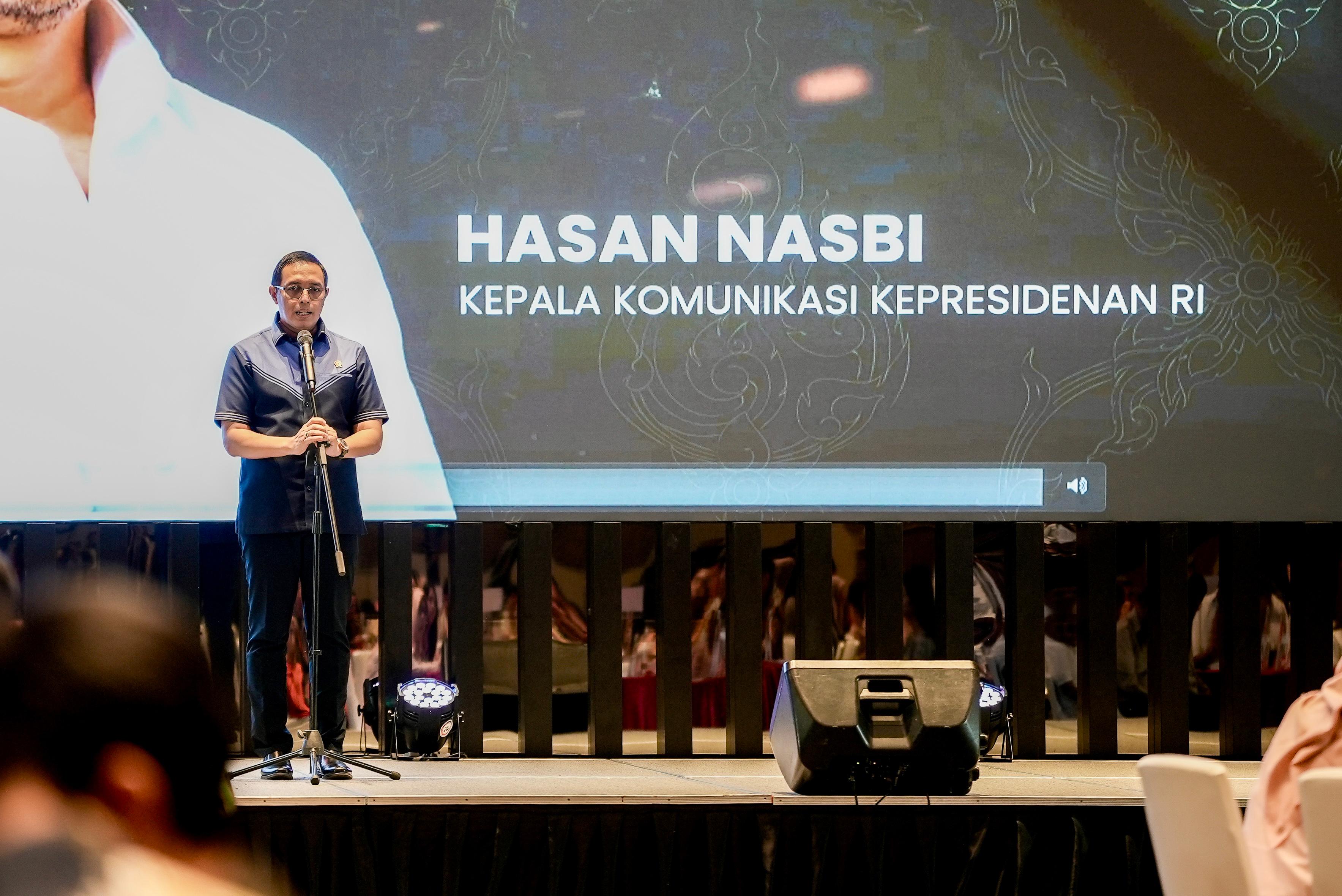 Kantor Komunikasi Kepresidenan bersama Gempita menggelar acara Public Hearing 'Public Diplomacy: Negeri Beri Bukti, Masyarakat Terima Hasil'. (Foto/PCO)