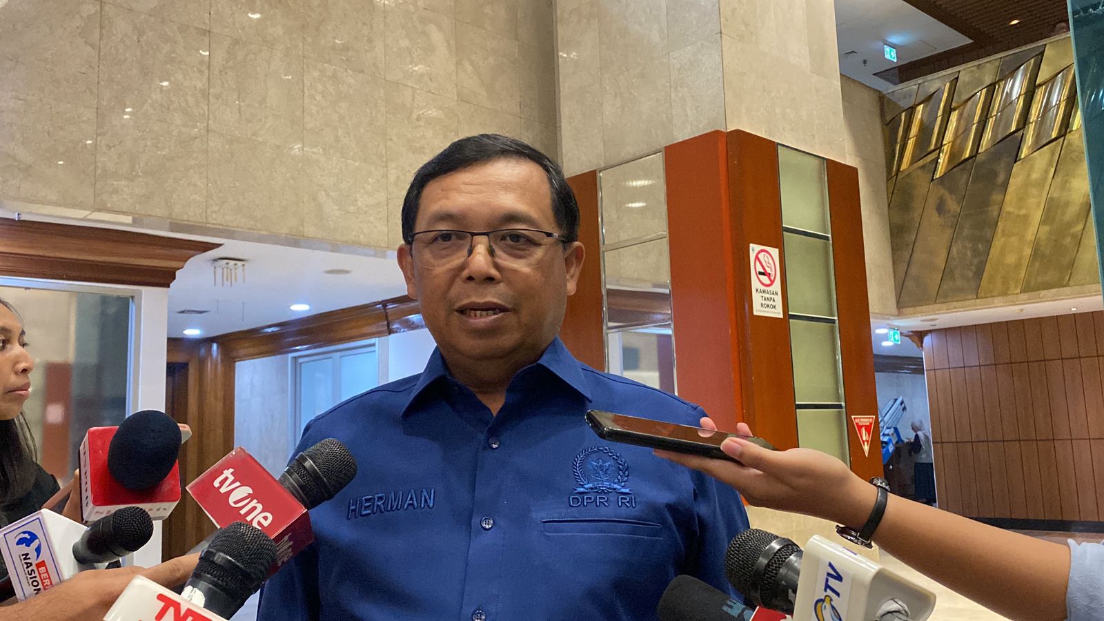 Sekjen Partai Demokrat Herman Khaeron. (BeritaNasional/Ahda)