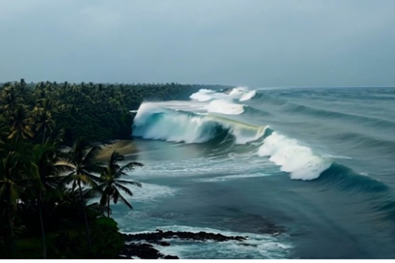 Ilustrasi  tsunami (Foto/Pixabay)