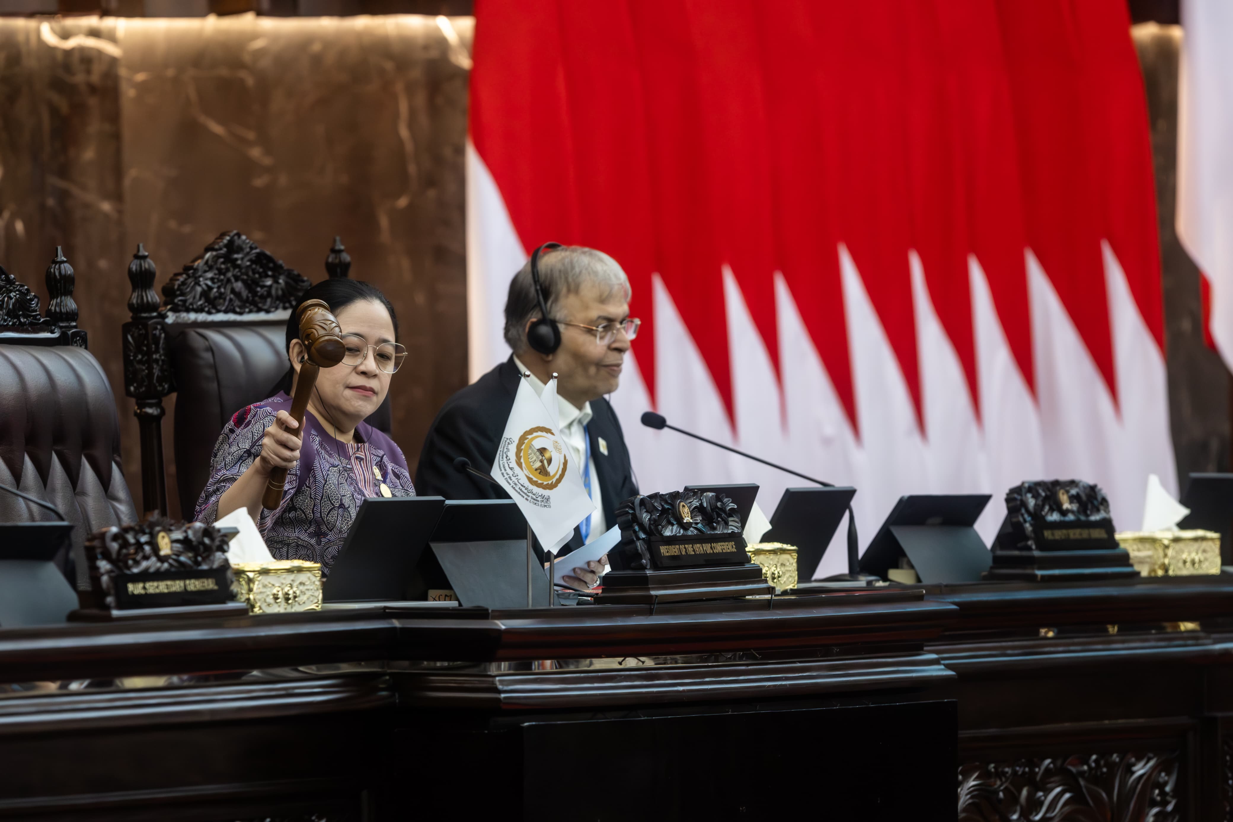Ketua DPR RI Puan Maharani memimpin sidang Komite Umum (General Committee). (Foto/Istimewa)