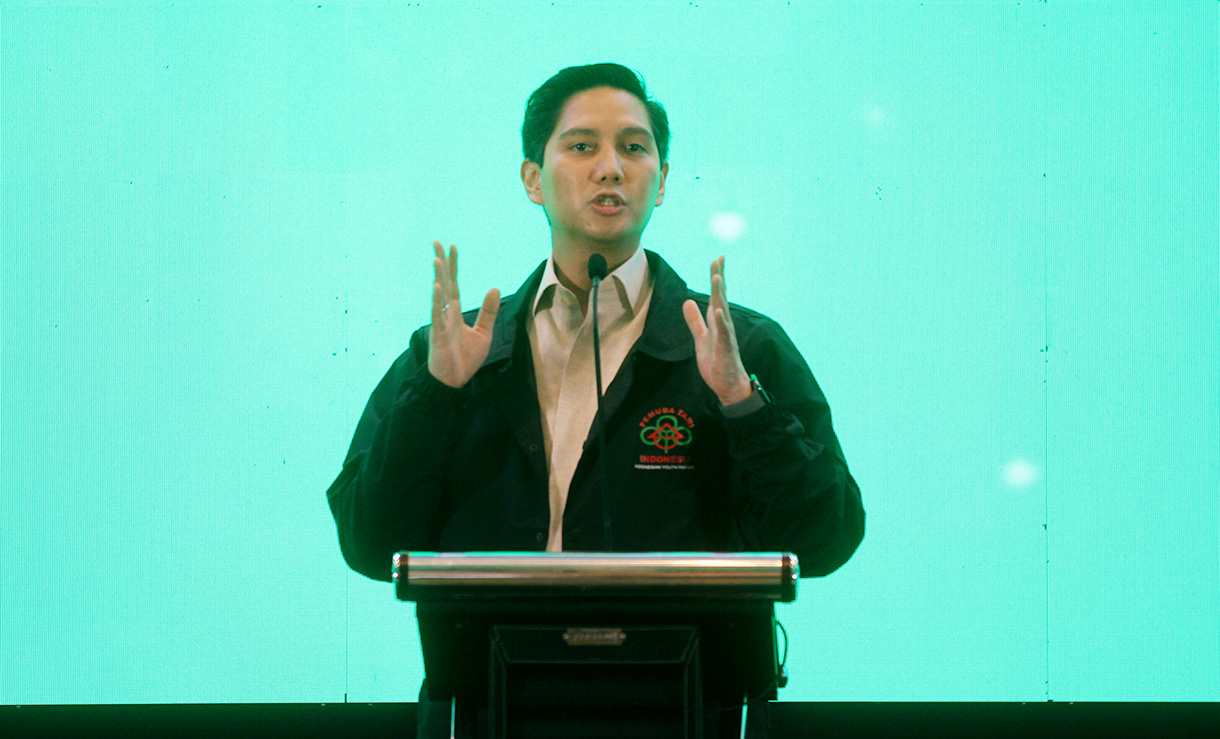 Ketua Fraksi Partai Gerindra DPR RI, Budisatrio Djiwandono. (BeritaNasional/Oke Atmaja)