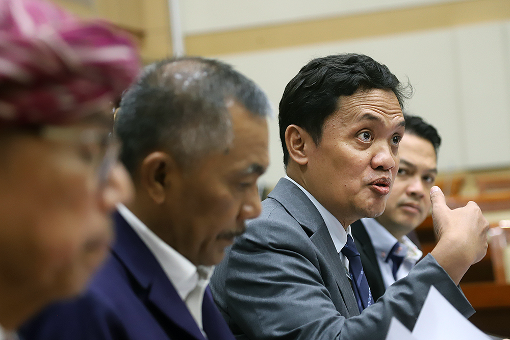 Ketua Komisi III DPR Habiburokhman. (BeritaNasional/Elvis).