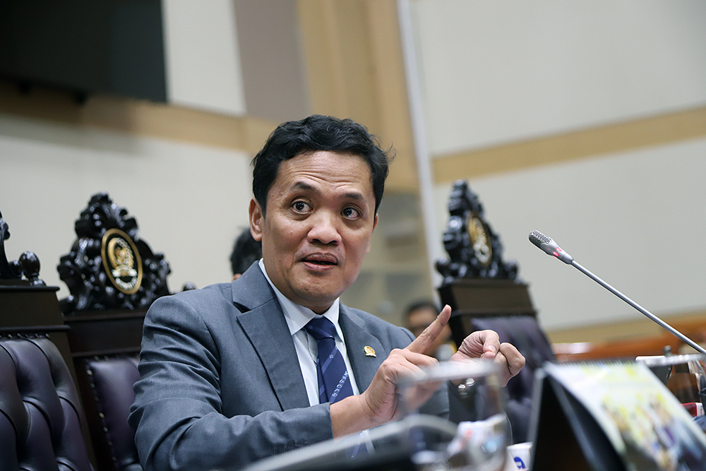 Habiburokhman Sebut Mahasiswi ITB Menyesal Buat Meme Vulgar Prabowo-Jokowi Ketua Komisi III DPR RI Habiburokhman. (BeritaNasional/Elvis)