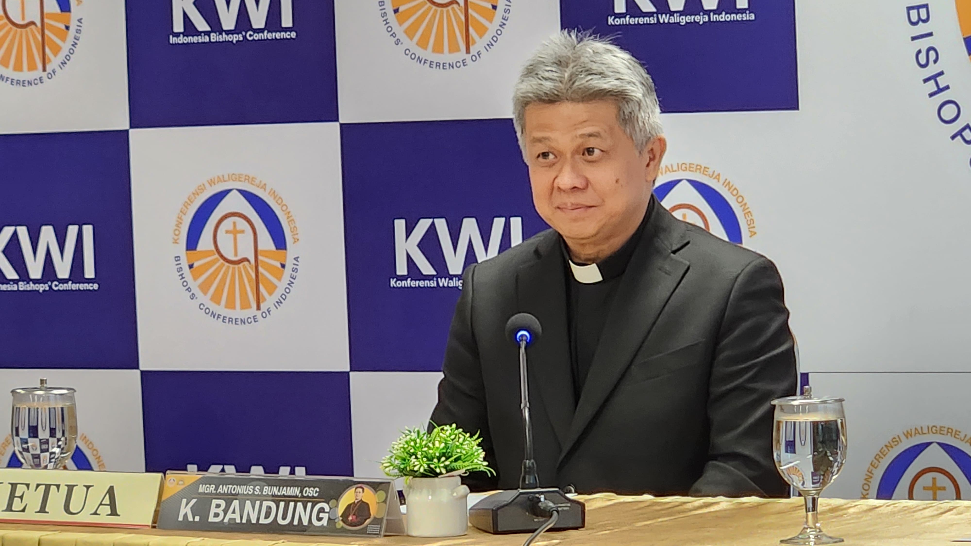 Ketua Konferensi Waligereja Indonesia (KWI) Antonius Subianto Bunjamin (BeritaNasional/Panji)