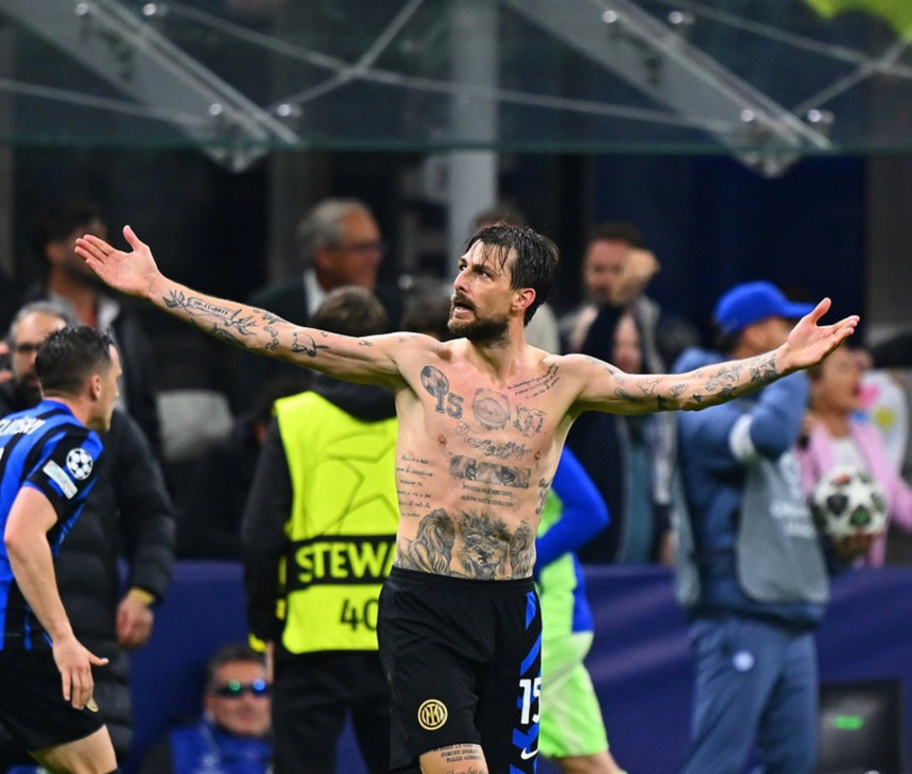 Francesco Acerbi bukan sekadar bek tengah Inter Milan. (Foto/Instagram)
