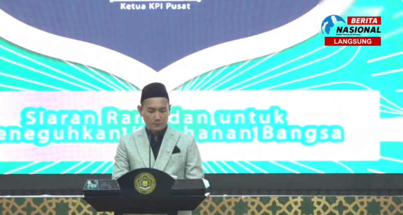 Ketua KPI Pusat Ubaidillah. (Foto/Tangkapan Layar)