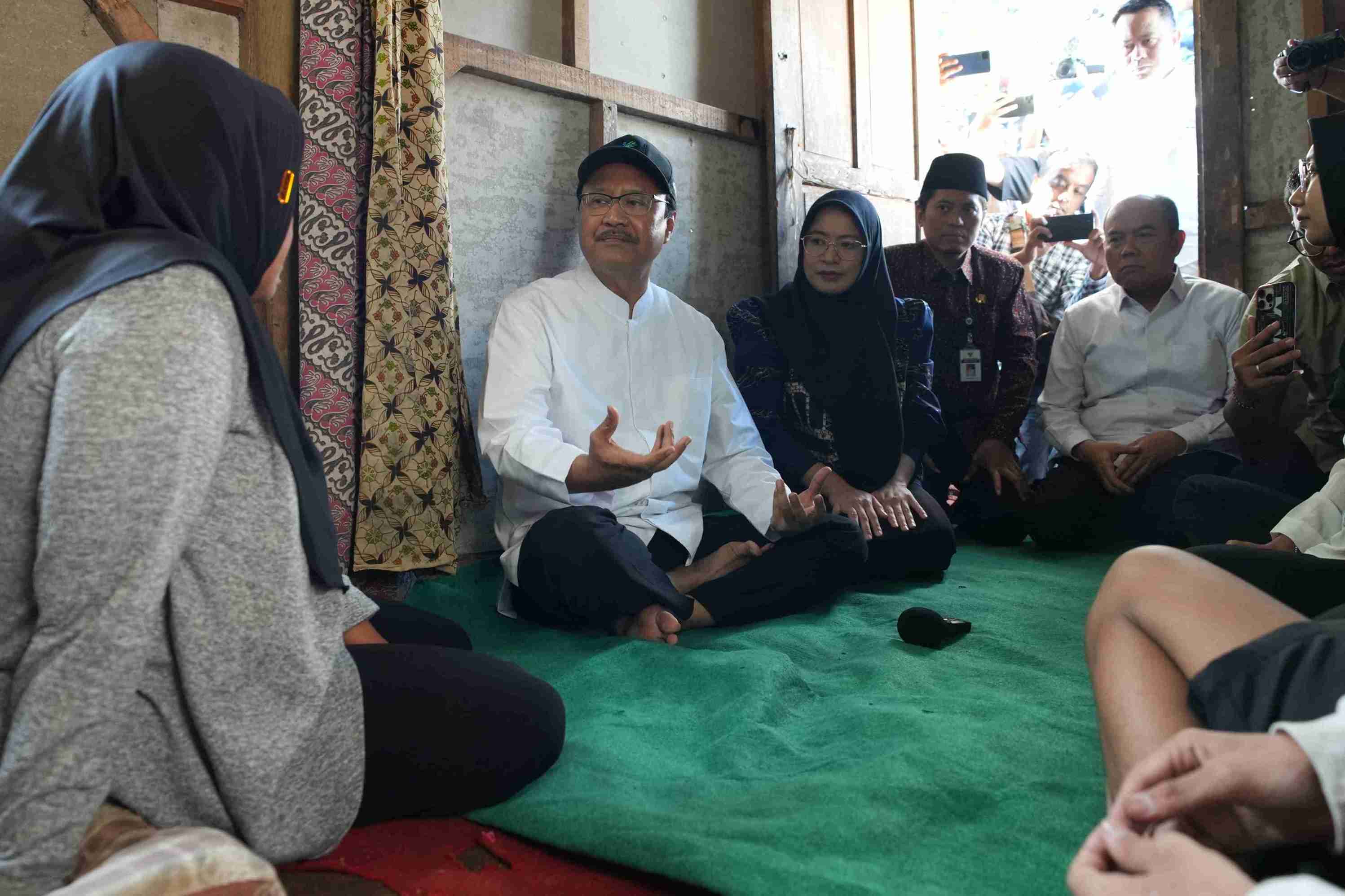 Mensos Gus Ipul Tinjau Penjaringan Calon Siswa Sekolah Rakyat di Banjarnegara. (Foto/Kemensos)