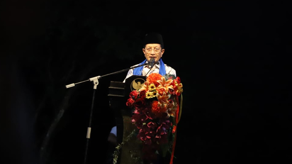 Menteri Agama RI, Nasaruddin Umar di perayaan Waisak 2025. (Foto/Kemenag)