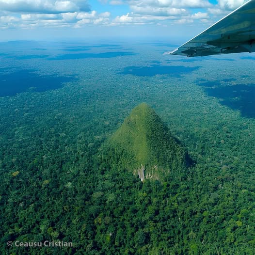 Cerro El Cono, gunung kerucut yang berada di Amazon menyimpan banyak misteri. (Foto/FB: Archaeologist's)