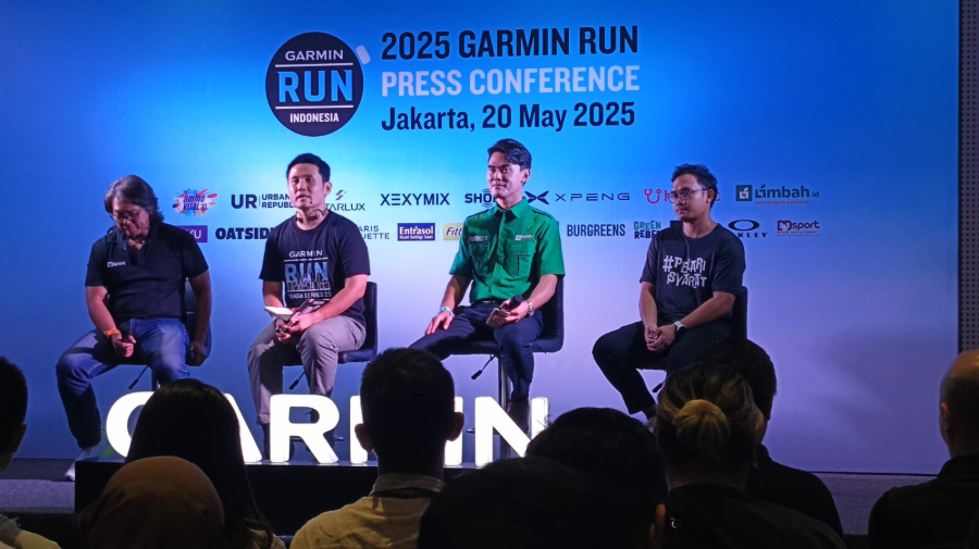 Suasana press conference Garmin Run 2025. (BeritaNasional/Iman)