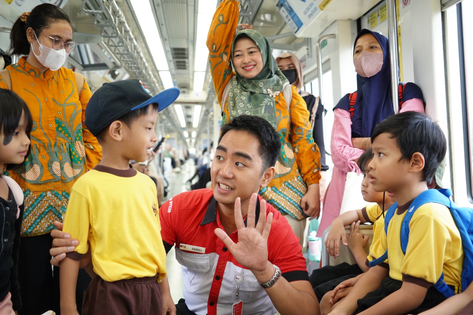 KAI terapkan Edutrain di LRT Jabodebek. (BeritaNasional/dok LRT)