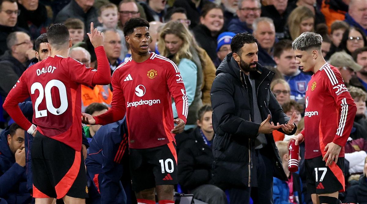 Pelatih Manchester United Ruben Amorim. (Foto/Premier League).