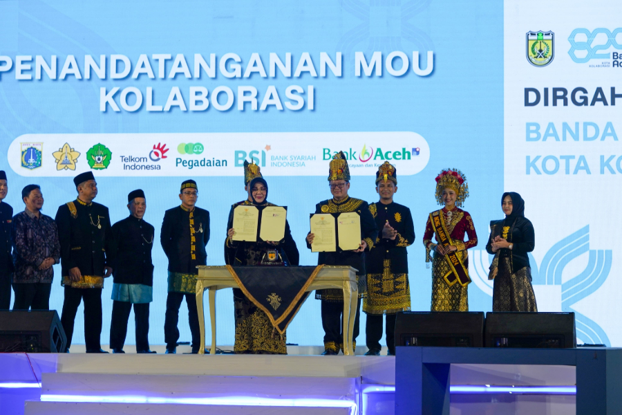 Pemprov DKI Jakarta dan Banda Aceh resmikan kerja sama digital. (Foto/docm Pemprov DKI)