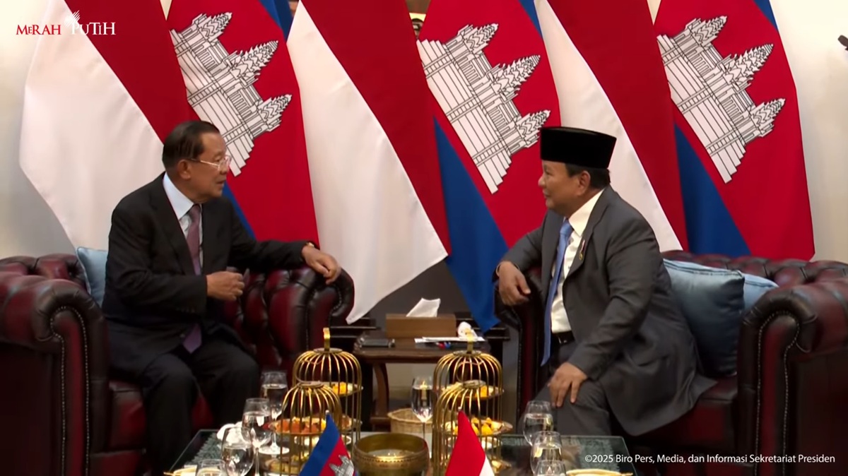 Perkuat Hubungan Bilateral, Presiden Prabowo Gelar Pertemuan dengan Prestasi Senat Kerajaan Kamboja Presiden Prabowo Gelar Pertemuan dengan Prestasi Senat Kerajaan Kamboja. (Foto/YouTube Sekretariat Presiden).