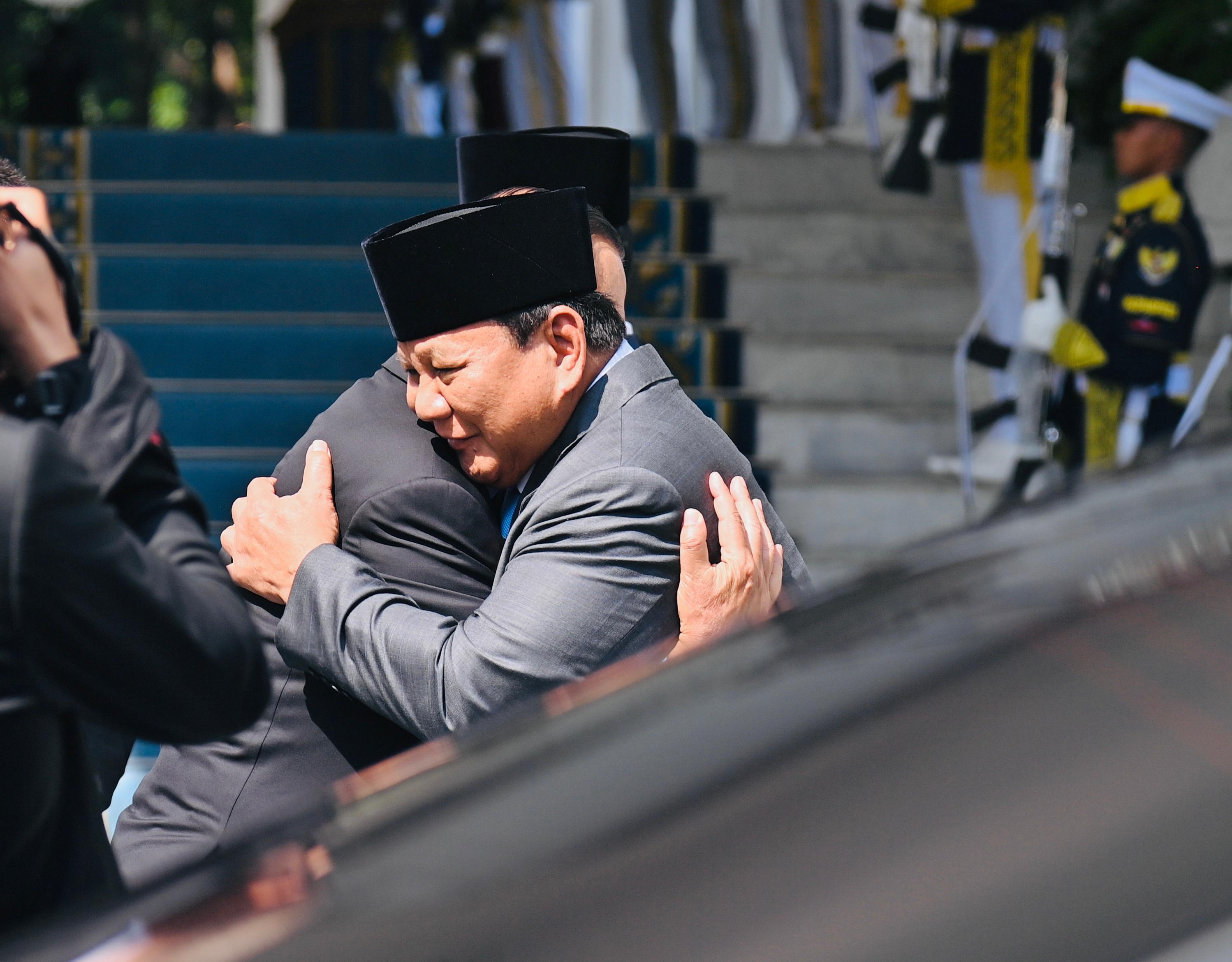 Presiden Indonesia Prabowo Subianto melakukan pertemuan bilateral dengan Presiden Senat Kerajaan Kamboja Yang Mulia Samdech Akka Moha Sena Padei Techo Hun Sen. (Foto/BPMI Setpres)