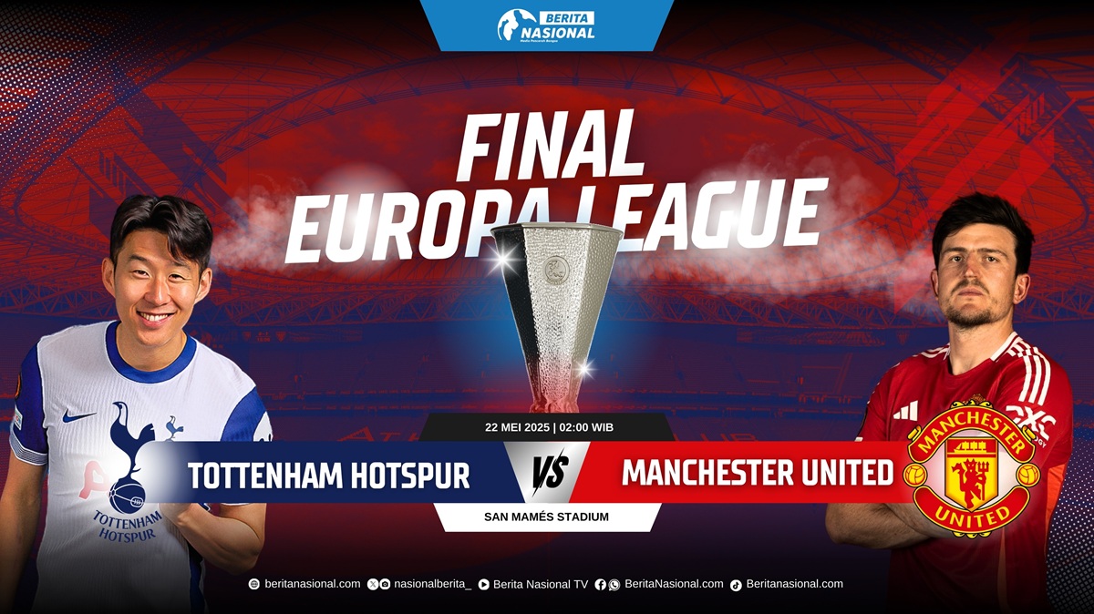 Tottenham vs Manchester United di final Liga Europa. (BeritaNasional)