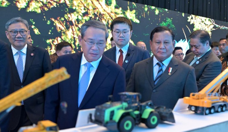 Presiden Prabowo Bersama PM Li Qiang (Foto/Setpres)