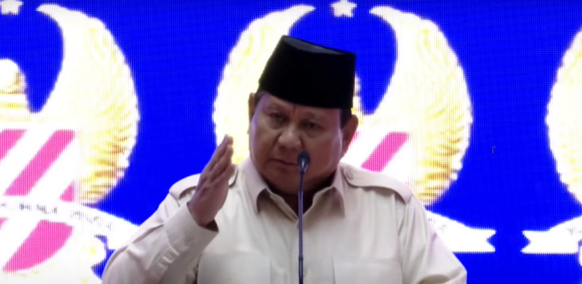Presiden Prabowo Subianto. (Foto/Tangkapan Layar)