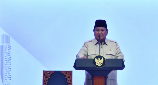 Presiden Indonesia periode 2024-2029, Prabowo Subianto. (BeritaNasional/Tangkapan Layar)