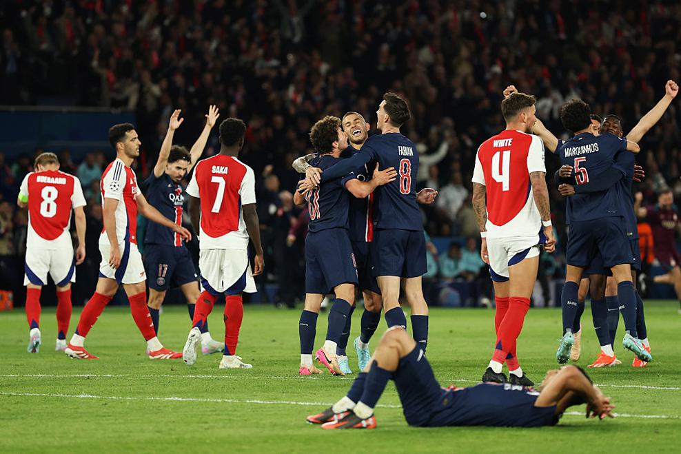 PSG vs Arsenal di Liga Champions. (Foto/uefa)