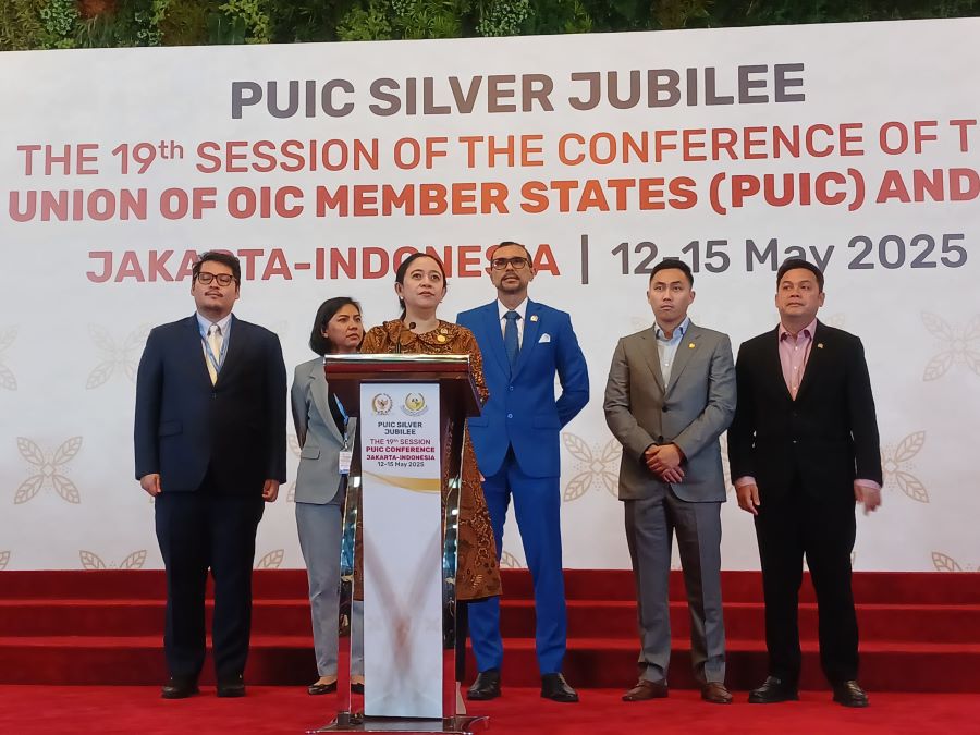 Konferensi ke-19 Parliamentary Union of the OIC Member States. (BeritaNasional/Ahda)
