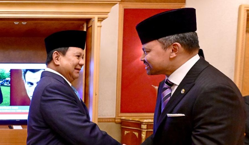 Presiden Prabowo di Brunei (Foto/PBMI)