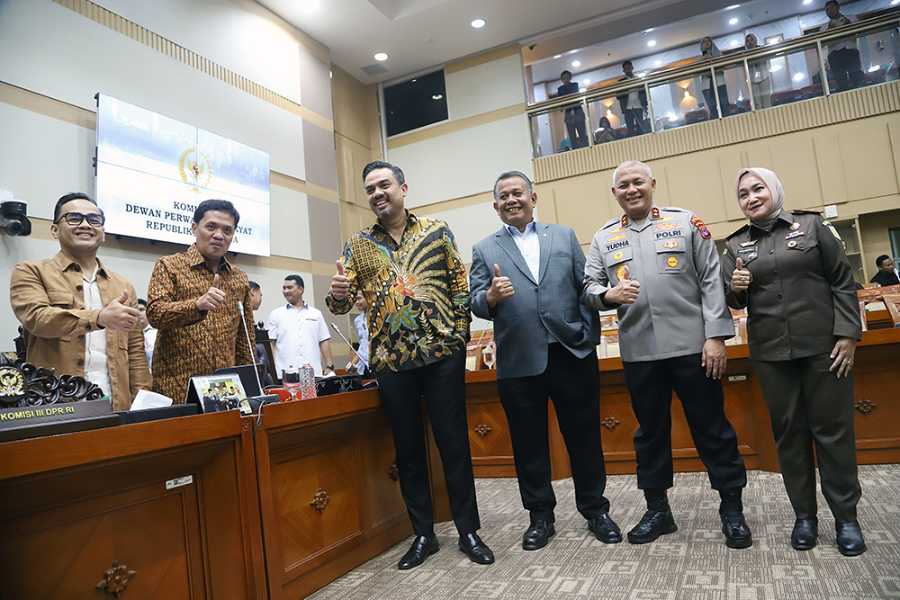 Rapat Kerja Komisi III bersama Menteri UMKM. (BeritaNasional/Elvis Sendouw)