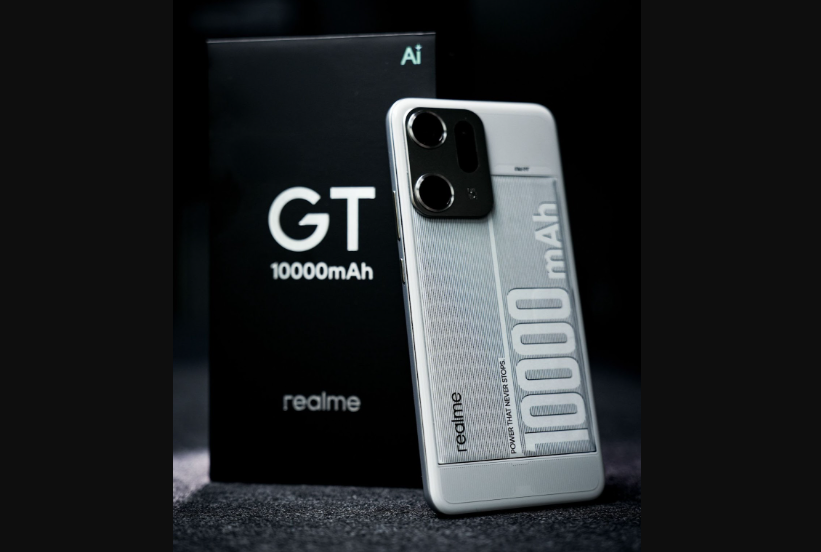 Concept Phone realme dengan Baterai 10.000mAh. (Foto/Doc. realme)