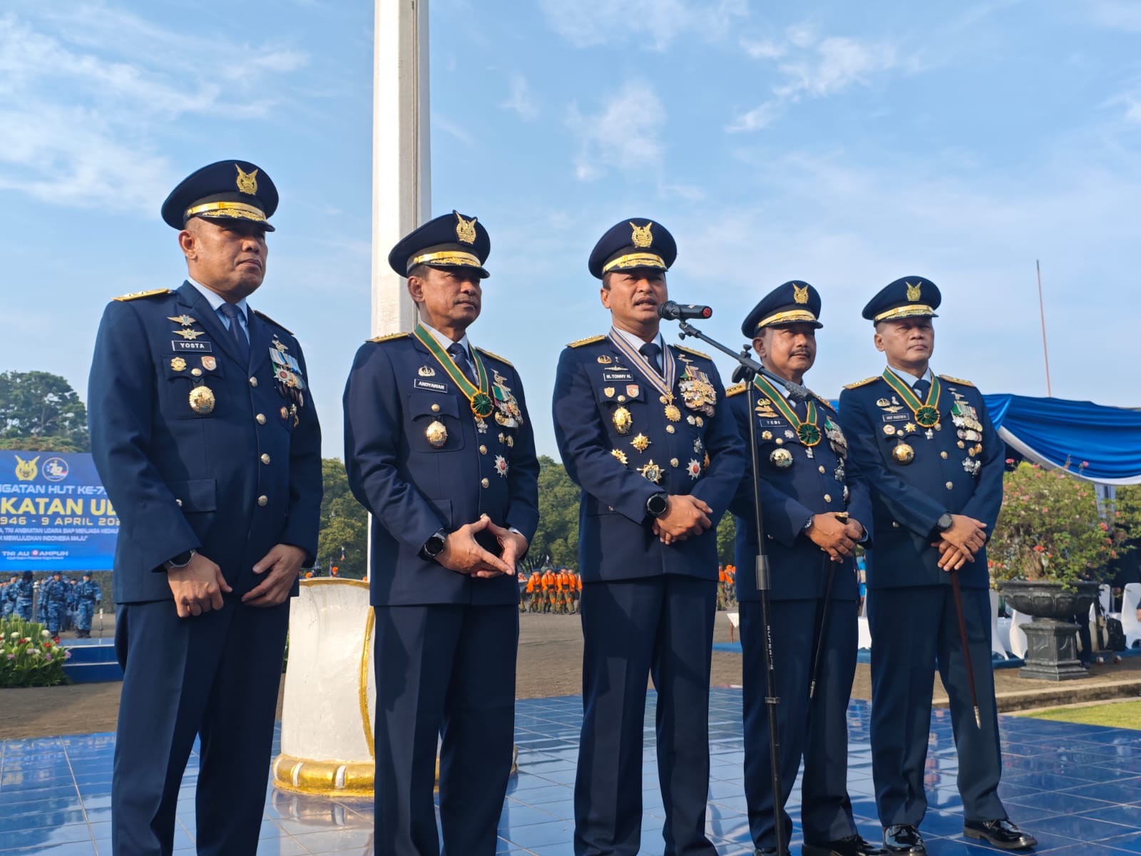 Kepala Staf Angkatan Udara (KSAU) Marsekal TNI M. Tonny Harjono (BeritaNasional/Bachtiarudin alam)