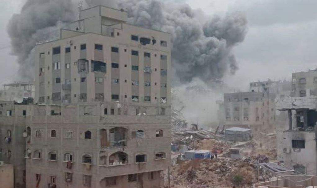 Serangan di Jalur Gaza. (Foto/instagram Mer-C)