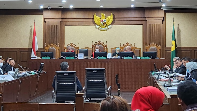 Sidang soal Harun Masiku (Beritanasional/Panji)