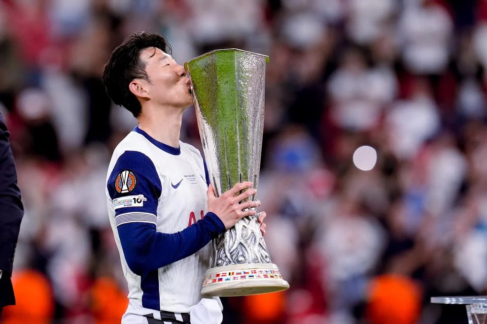 Pemain Tottenham Son Heung-min. (Foto/uefa)