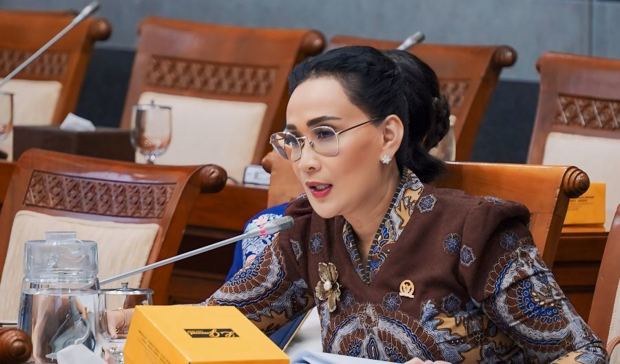 Anggota Komisi I DPR Amelia Anggraini suarakan segera revisi UU Penyiaran (BeritaNasional/istimewa)