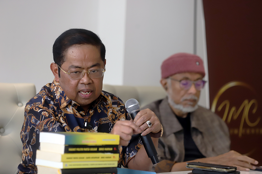 Idrus Marham: Nasi Goreng Bisa Jadi Simbol Kehangatan Politik Megawati dan Prabowo Wakil Ketua Umum Partai Golkar Idrus Marham. (BeritaNasional/Elvis).