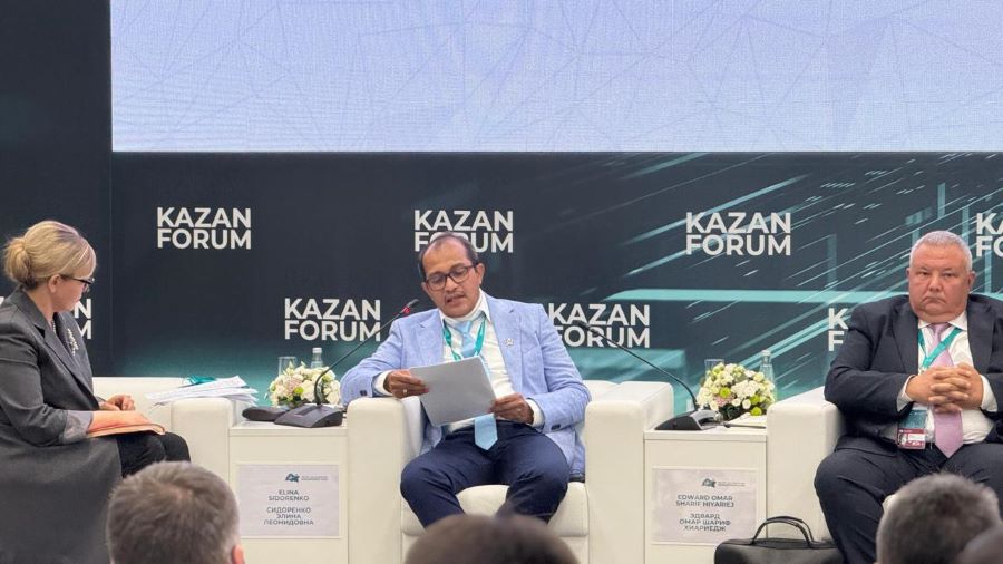 Wamenkumham Ungkap 4 Strategi Hukum Indonesia Dukung Dunia Usaha Wakil Menteri Hukum dan Hak Asasi Manusia, Edward O. S. Hiariej. (BeritaNasional/ist)