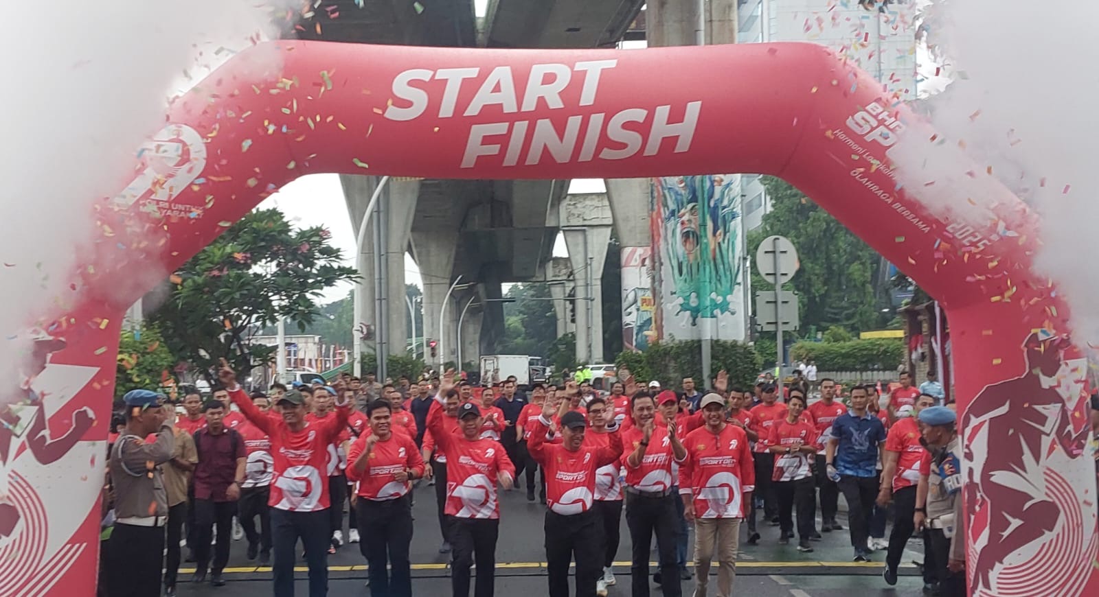 Dibuka Langsung Kapolri, Bhayangkara Sport Day 2025 Cerminkan Sinergitas Aparat. (Foto/istimewa).